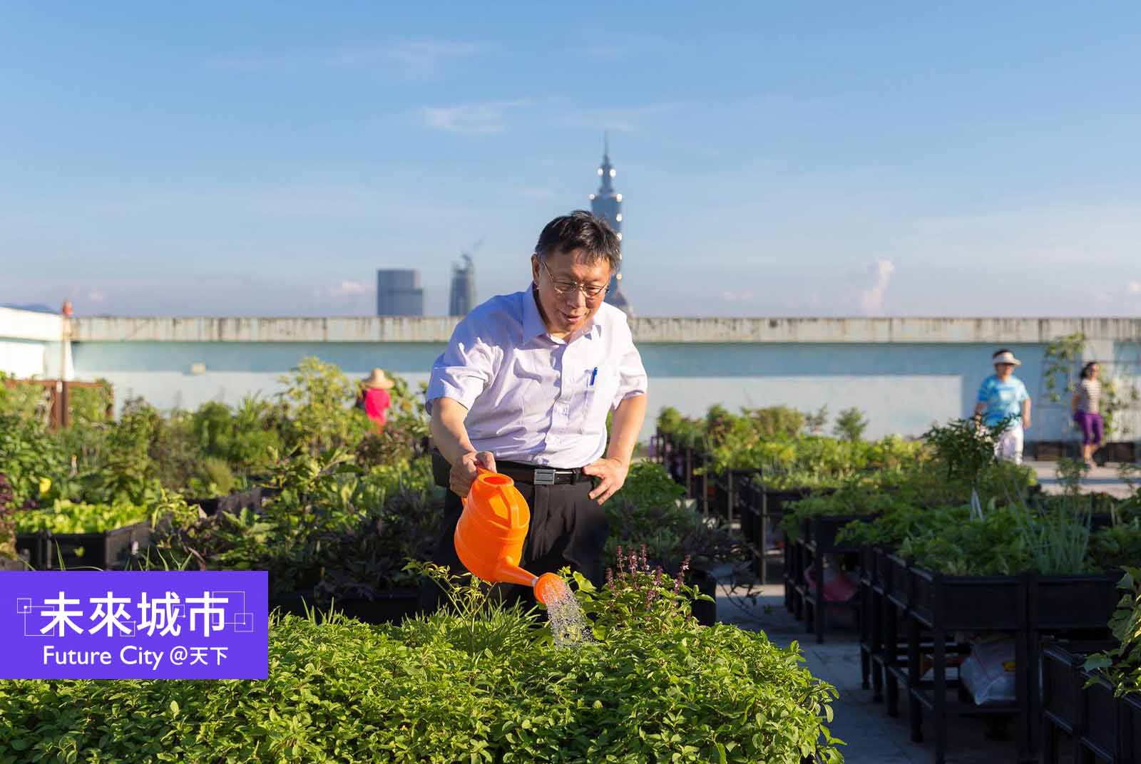 我在市府頂樓種小番茄!台北田園城市與食農教育計畫|柯文哲專欄