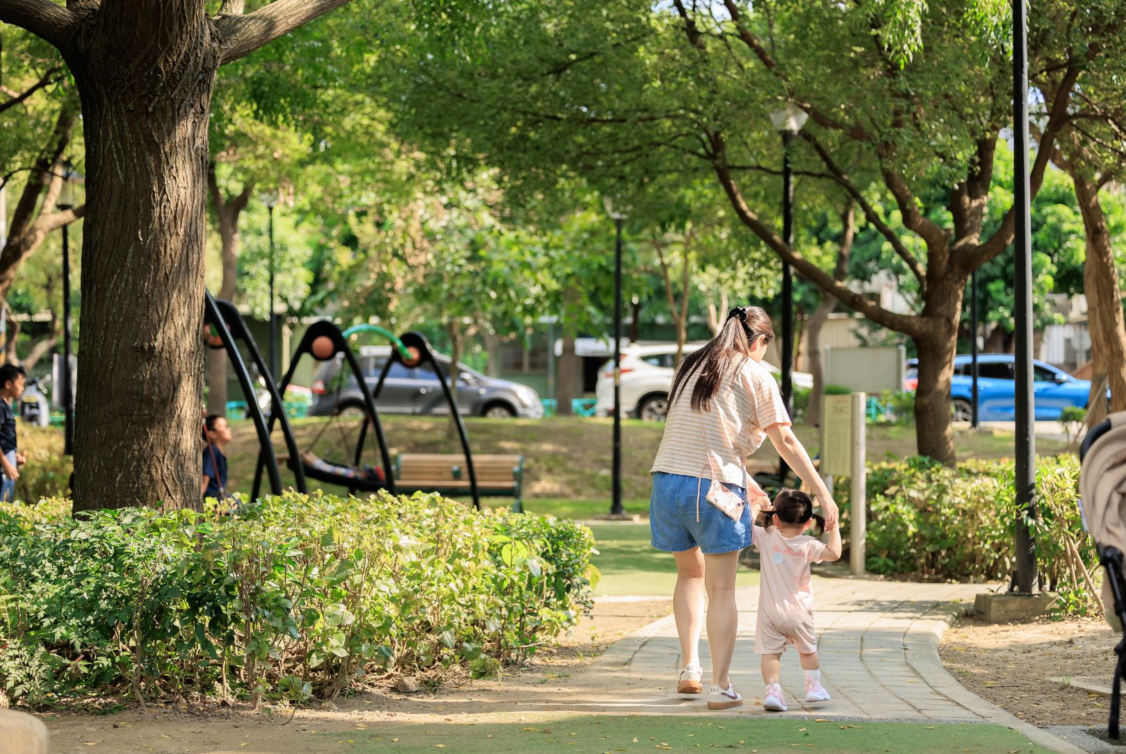 依溪而建的鹿角溪公園一步一美景  全齡皆宜完美詮釋共融真諦