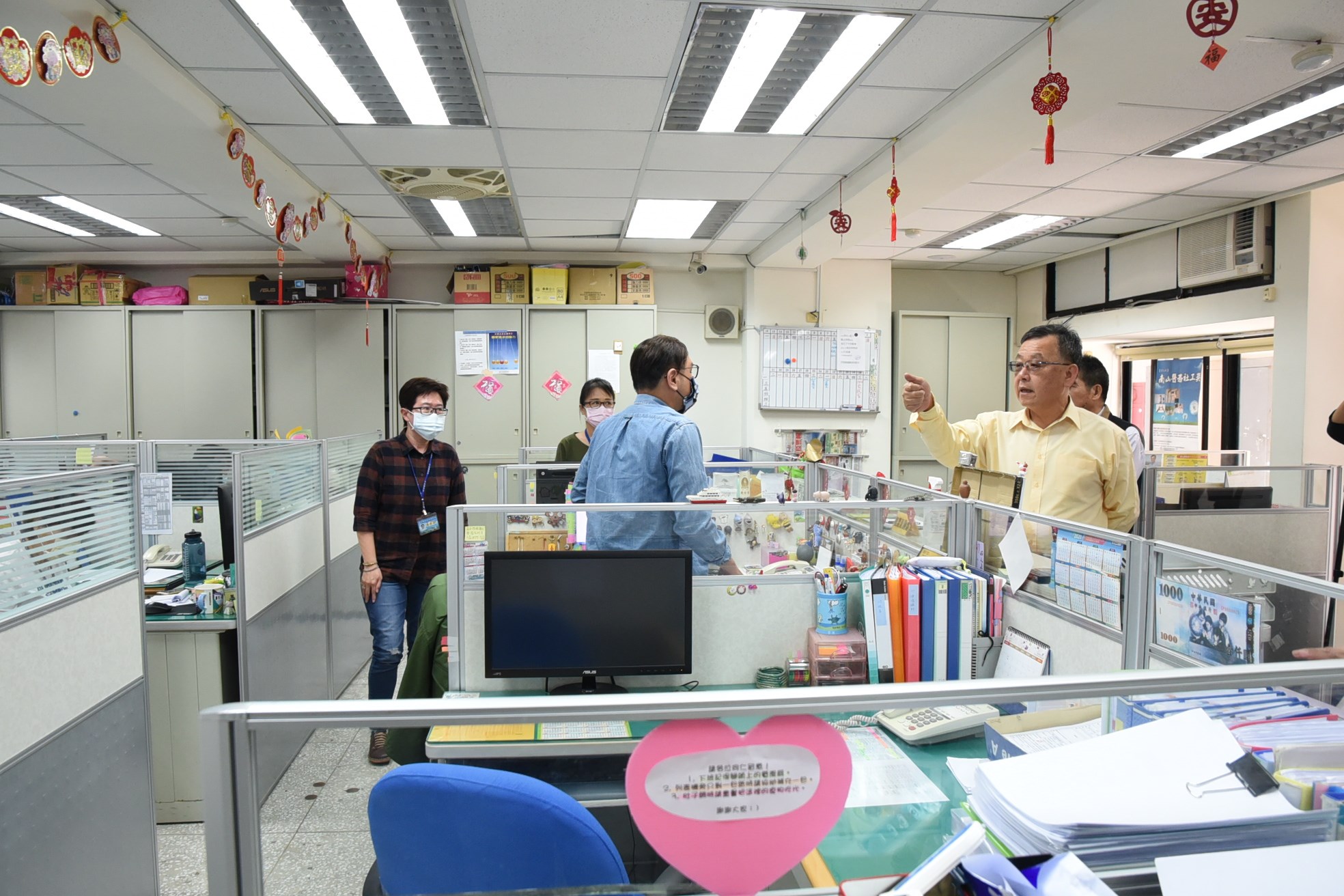 澎湖縣政府率先啟動異地辦公，減少群聚風險，也確保為民服務不中斷。圖片來源：澎湖縣政府