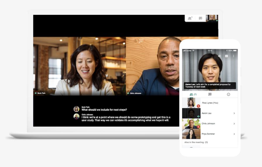 圖片來源：截自Google Hangouts Meet