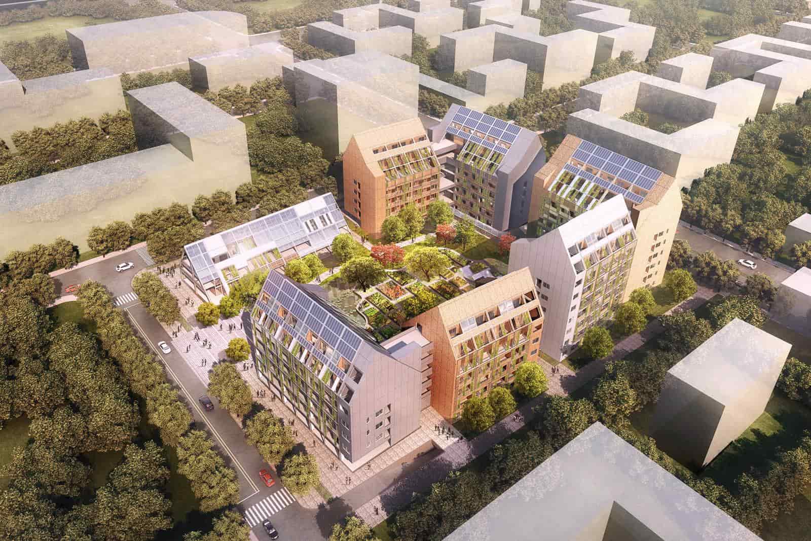 台糖智慧綠能循環住宅園區。 圖片來源：取自沙崙智慧綠能科學城籌備辦公室官網