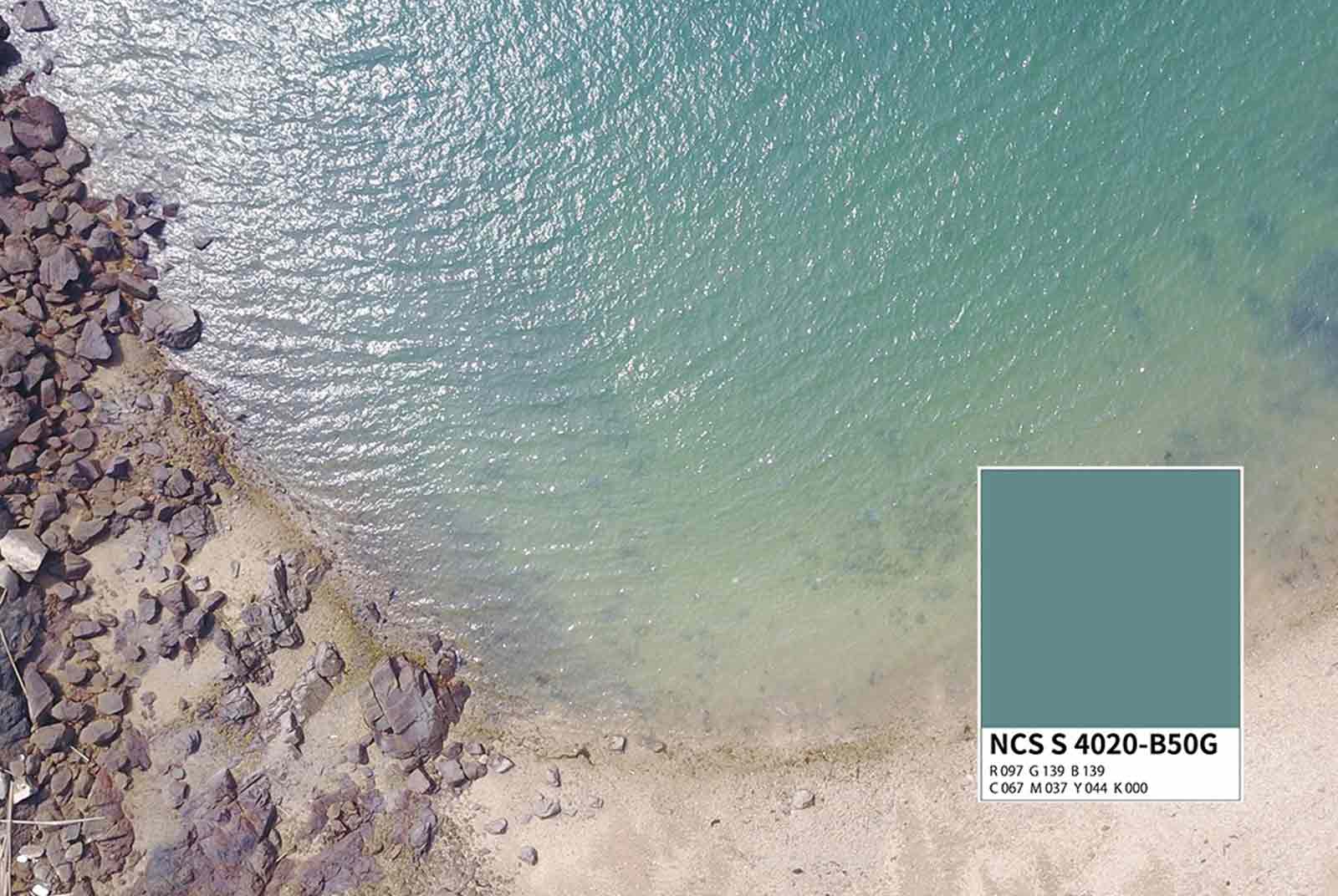 各島嶼的海色也成為馬祖專屬色的素材。