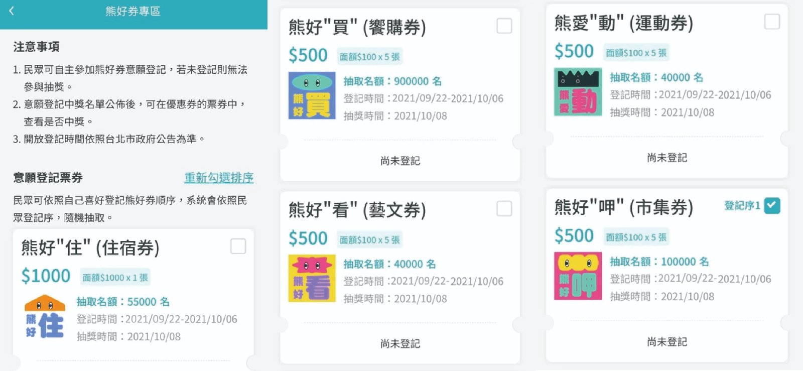熊好券-登記-台北通-台北市-振興