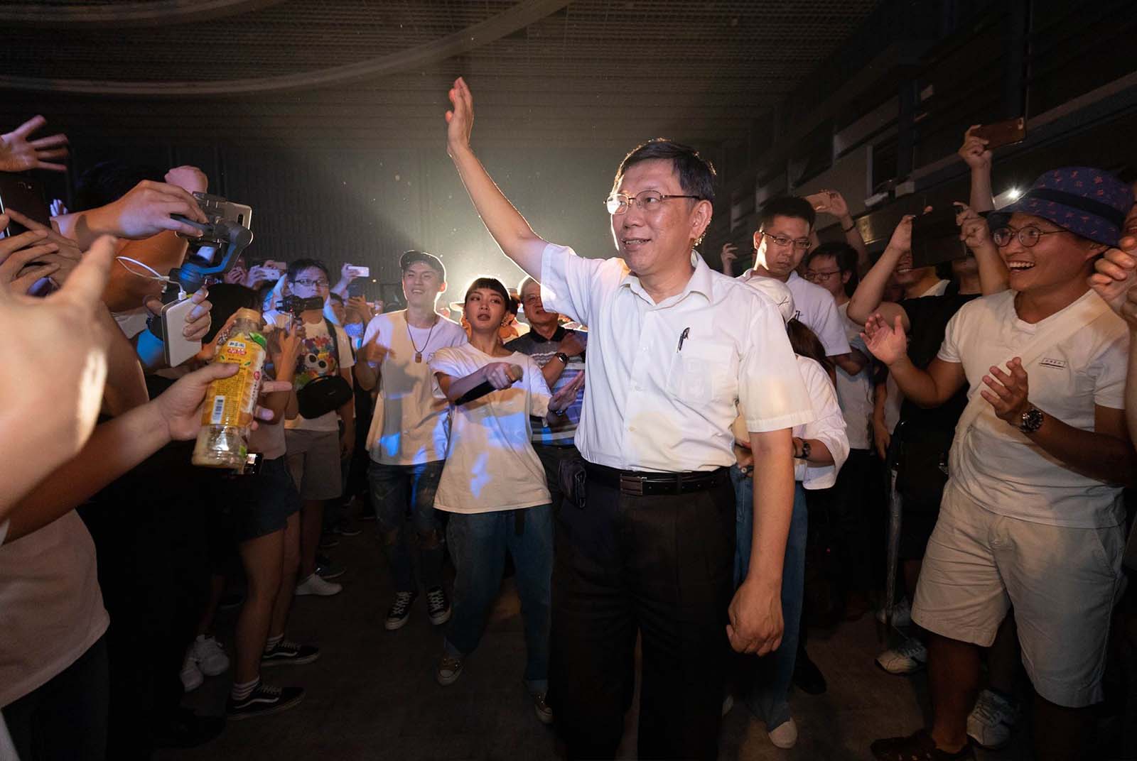 柯文哲-台北市長-競選-選舉-民主政治-城市治理