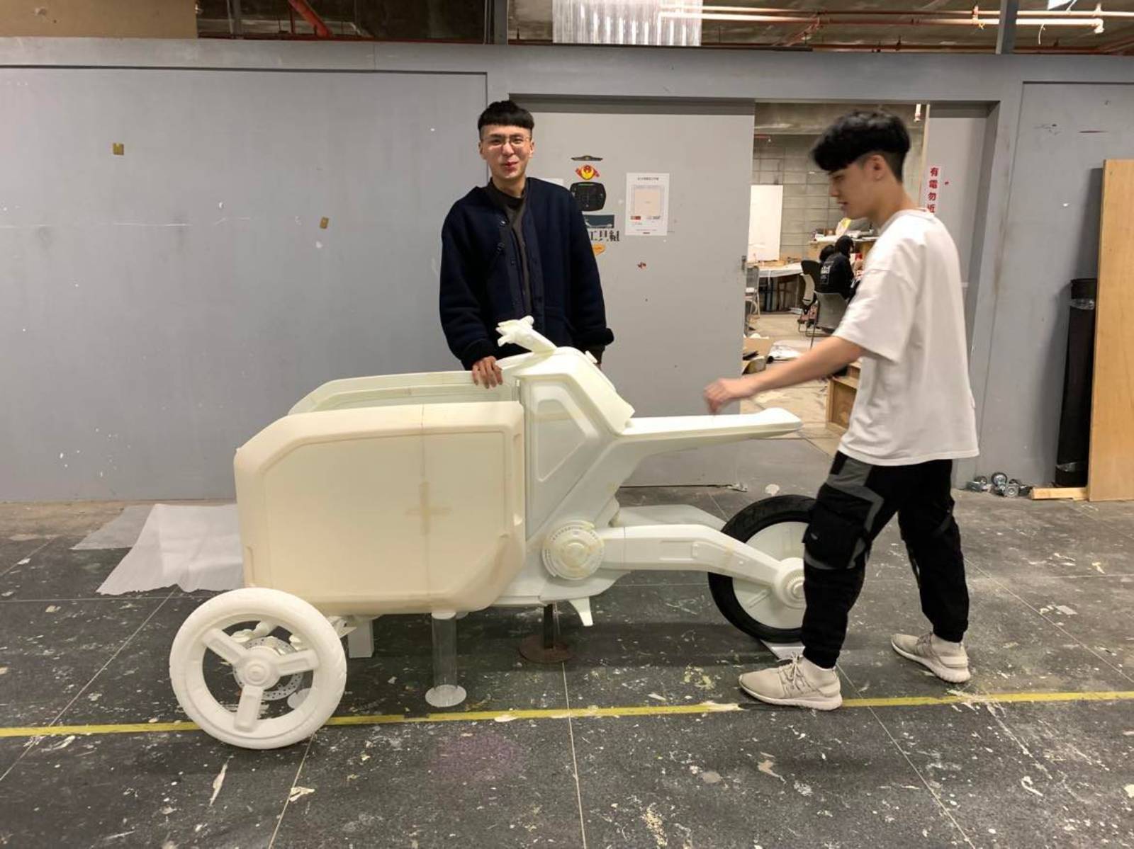 電動車-三輪車-載貨腳踏車-工業設計-實踐大學-台北設計獎-Rhaetus-折疊-收納-智慧生活
