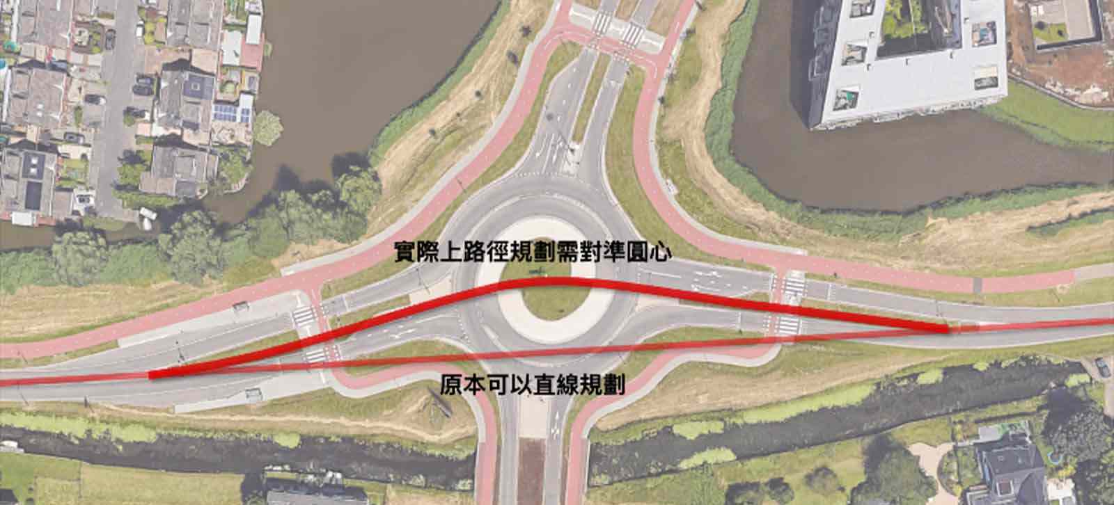 人本交通-人本城市-道路規劃-行人-駕駛-圓環好處-十字路口-圓環-松山查爾斯-交通-交通設施-城市規劃-慢行城市-交通安全