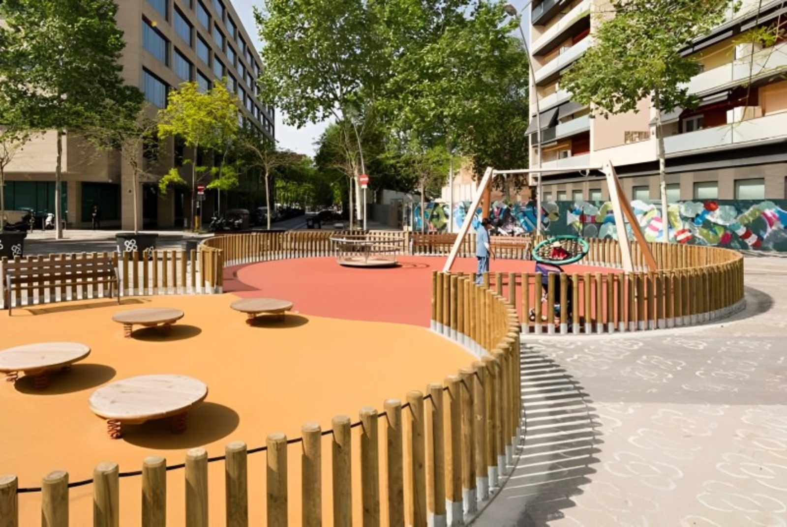 人本交通-行人-用路人-Poblenou-Superilla-Ada Colau-道路設計-道路規劃
