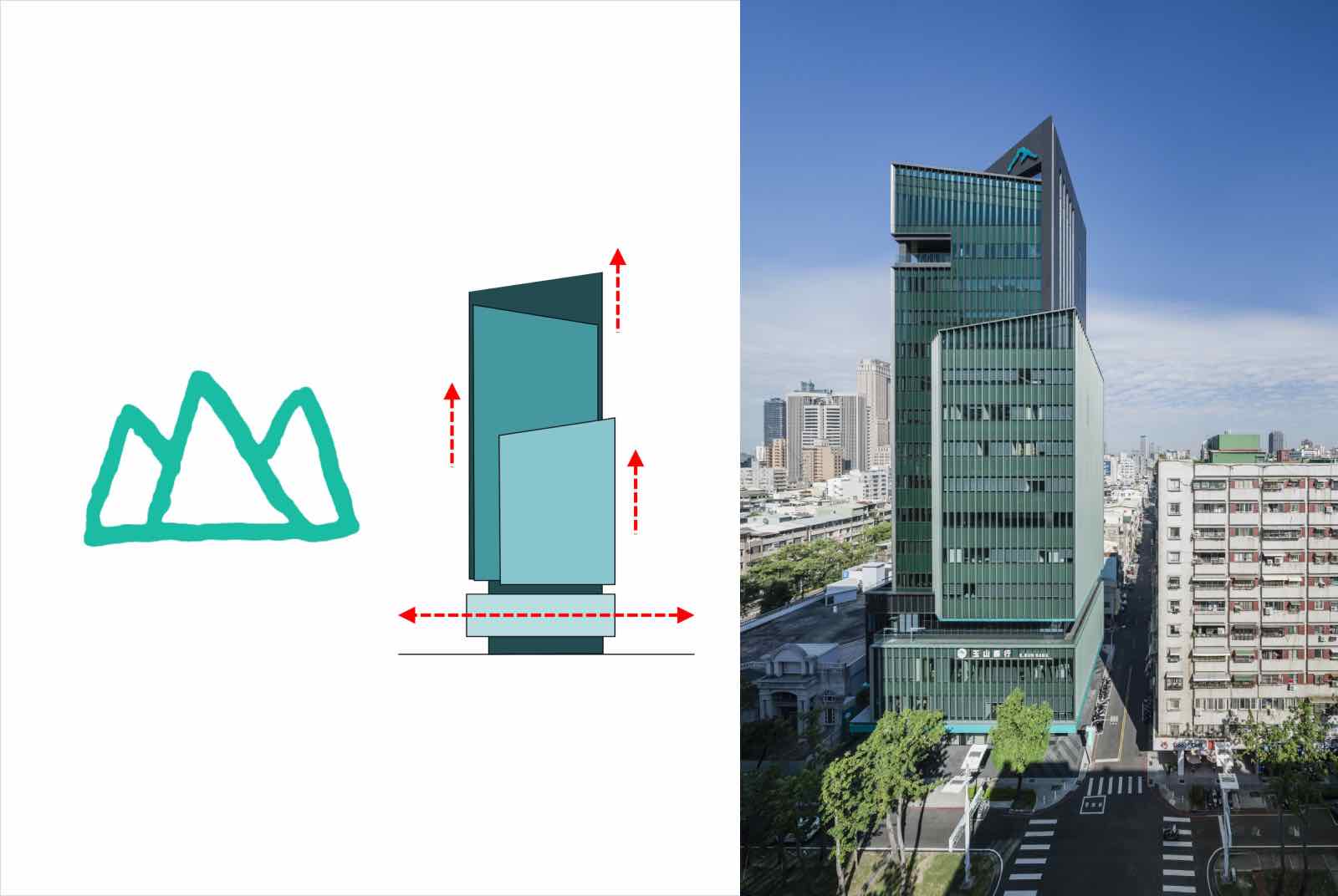 玉山銀行-高雄-玉山銀行高雄旗艦大樓-建築設計-JJP潘冀聯合建築師-城市建築-