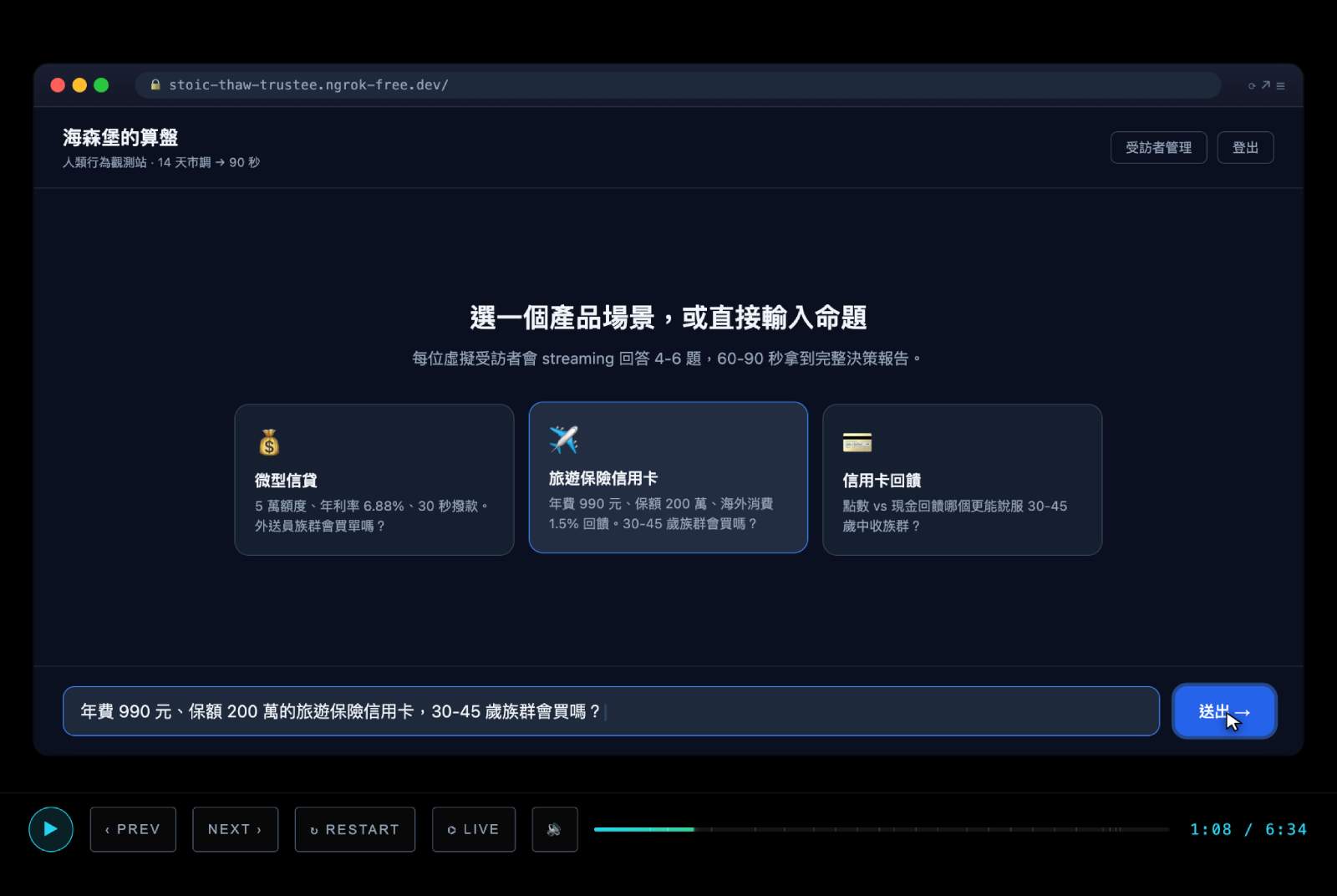 AI虛擬受訪者-金融業-前測-微型信貸-概念驗證-市場調查